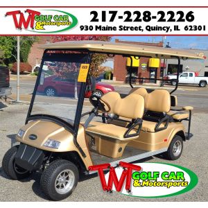 Used street legal 2013 Solid Gold Street Legal Star EV 48 volt 4+2 LSV Golf Car