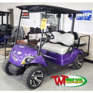 SOLD- 2017 Passionate Purple Yamaha Drive² Fleet QuieTech EFI Gas Golf Car