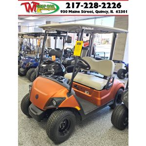 New Atomic Flame Matte 2022 Yamaha Drive² Quietech PTV EFI Gas Golf Car