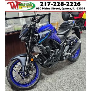 New Blue 2023 Yamaha MT-03 300 cc Motorcycle