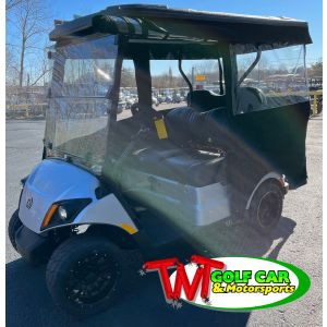 Fully Enclosed Moonstone 2022 Yamaha Drive² QuieTech PTV EFI Gas Golf Car with IRS