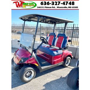 Used 2021 Jasper Red Yamaha Drive² PowerTech AC Electric Golf Car
