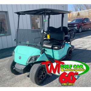 SOLD- Custom Mint Street Legal Used 2018 Yamaha Drive² carb gas fleet golf car