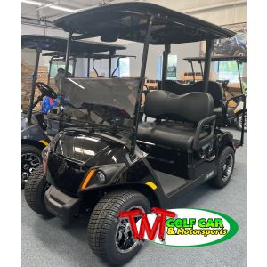 Black 2022 Yamaha Drive² QuieTech PTV EFI Gas Golf Car with IRS