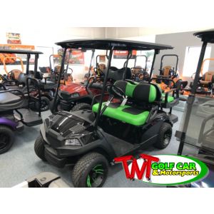 SOLD- Black and Bright Green Havoc Golf Car