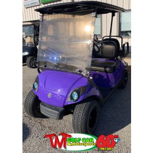 SOLD- Deep Purple Gas 2015 Yamaha DRIVE Golf Car