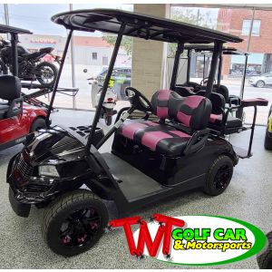 SOLD- 2014 Havoc Black and HOT PINK Yamaha Drive Gas Golf Car