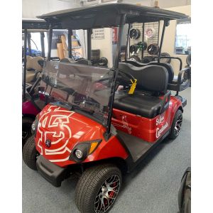 SOLD- 2019 Yamaha Drive 2 Cardinals Wrap Gas Golf Car