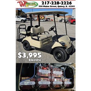 Used 2011-2013 Yamaha Drive YDRA Electric Golf Car "JW9 Special"