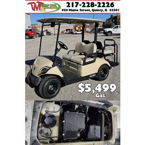 LIMITED STOCK! Used 2015 Yamaha Drive YDRA Gas Golf Car "JW8 Special"
