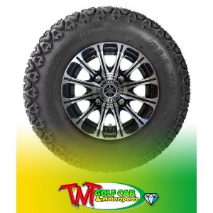 All-Terrain 10" 12-Spoke J-Series Alloy Wheel for Yamaha Drive/Drive2 Golf Car