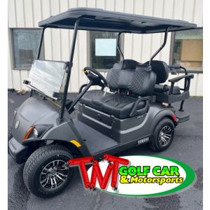 SOLD - Upgraded Yamaha Drive² PowerTech PTV 48 volt electric golf car in Graphite Matte
