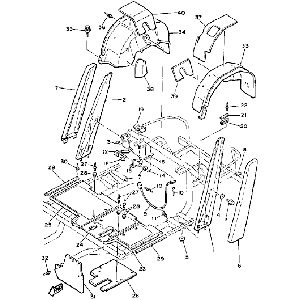 1985-1991 G2A Gas 4 cycle - Body Fitting