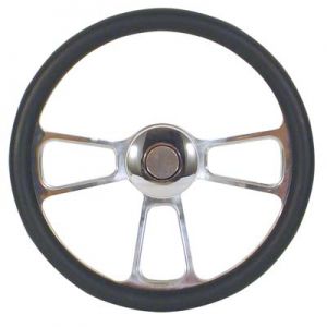 Steering Wheel-Billet Trike-Black