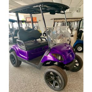 SOLD- 2016 Yamaha Drive 48V AC Custom Lifted Golf Car Purple