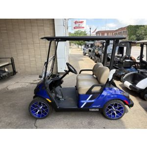 NEW Racing Blue Yamaha Drive² Quietech PTV EFI Gas Golf Car