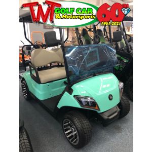 SOLD- Mint Green 2021 Yamaha Drive2 Fleet Gas Golf Car